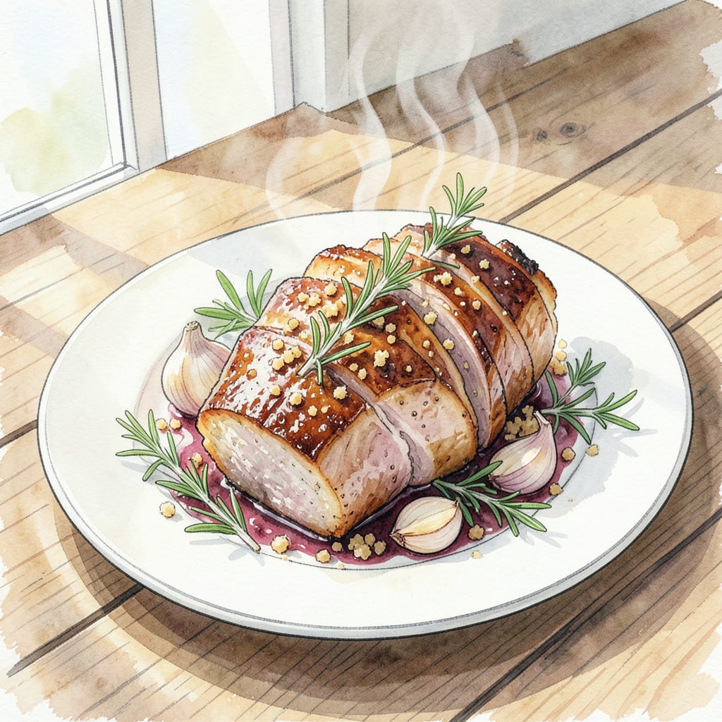 Comprehensive Recipe for Rack of Pork: Tender and Juicy with Herb Crust visual reference