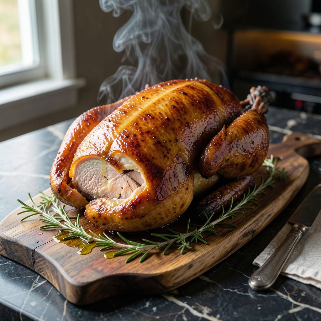 Visual representation of Recipe For Smoked Turkey On Traeger Grill: Wood Fired Flavor Infusion