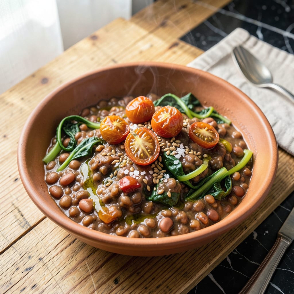 red lentil cook time illustration with key details