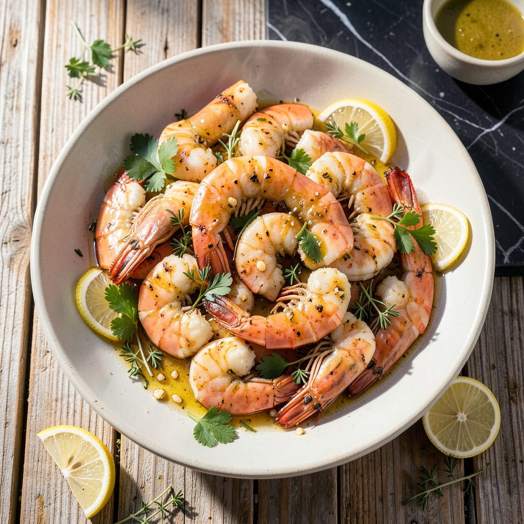 Complete redrock grilled shrimp recipe overview image