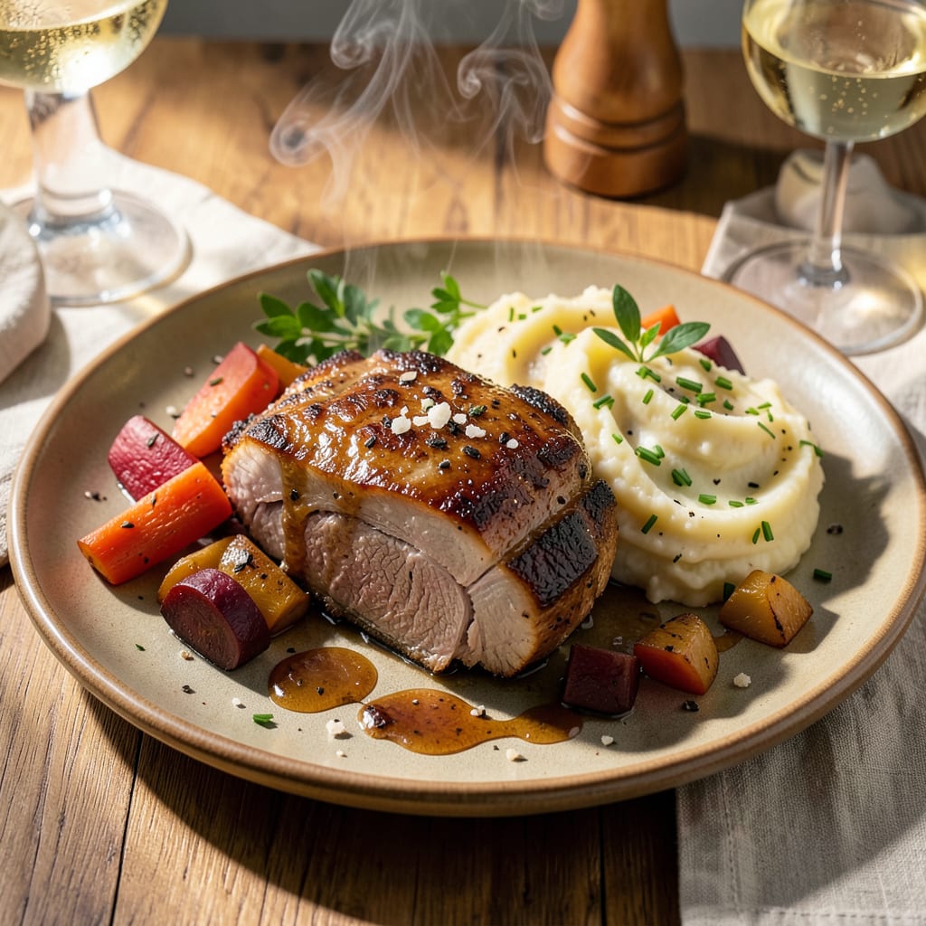 Reheat Pork Chops in Oven: Juicy Results Without the Dryness example with annotations