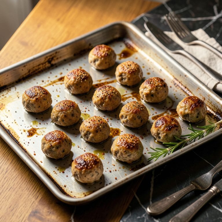 Reheating Meatballs in Oven: Juicy Results Without the Dryness illustration with key details