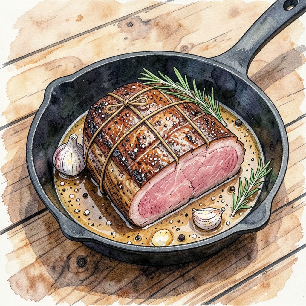 Visual representation of Reverse Sear Beef Tenderloin Recipe: Steakhouse Quality Perfection at Home