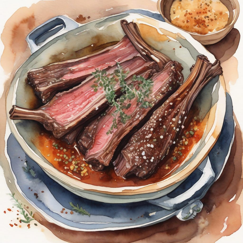 rib recipe without bbq sauce example with annotations