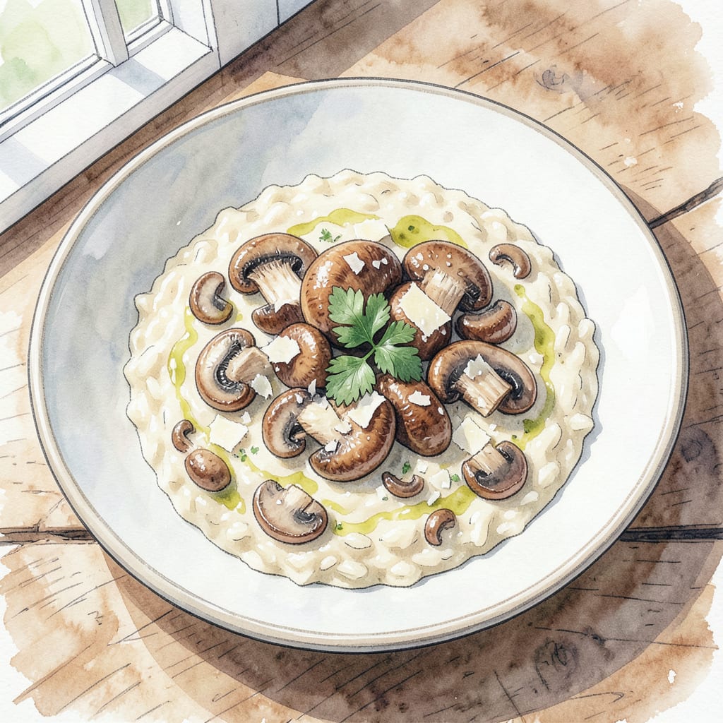 Complete Risotto Recipe with Mushroom: Creamy Comfort in 30 Minutes overview image