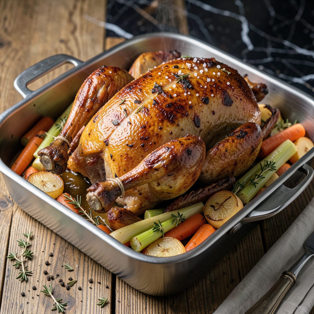 Visual representation of Roasting Turkey Without Rack: Juicy Results With Simple Kitchen Hacks