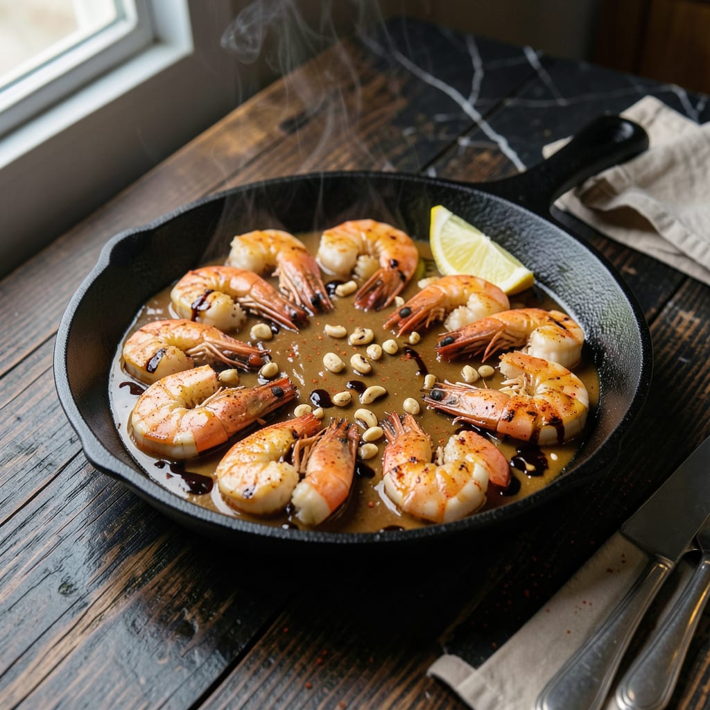 Visual representation of Ruth Chris BBQ Shrimp Recipe: Buttery Garlic Spiced Seaside Classic