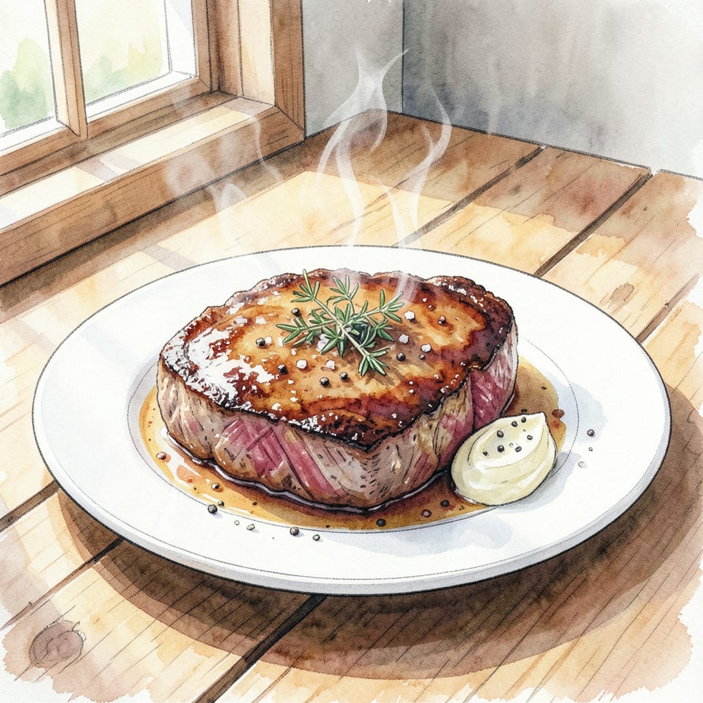 Ruth Chris Steak Recipe: Restaurant Quality Steakhouse Flavor at Home example with annotations