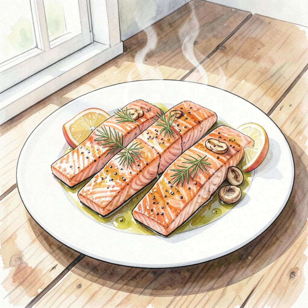 Visual representation of Salmon Toaster Oven Recipe: Perfectly Flaky Fish Every Time