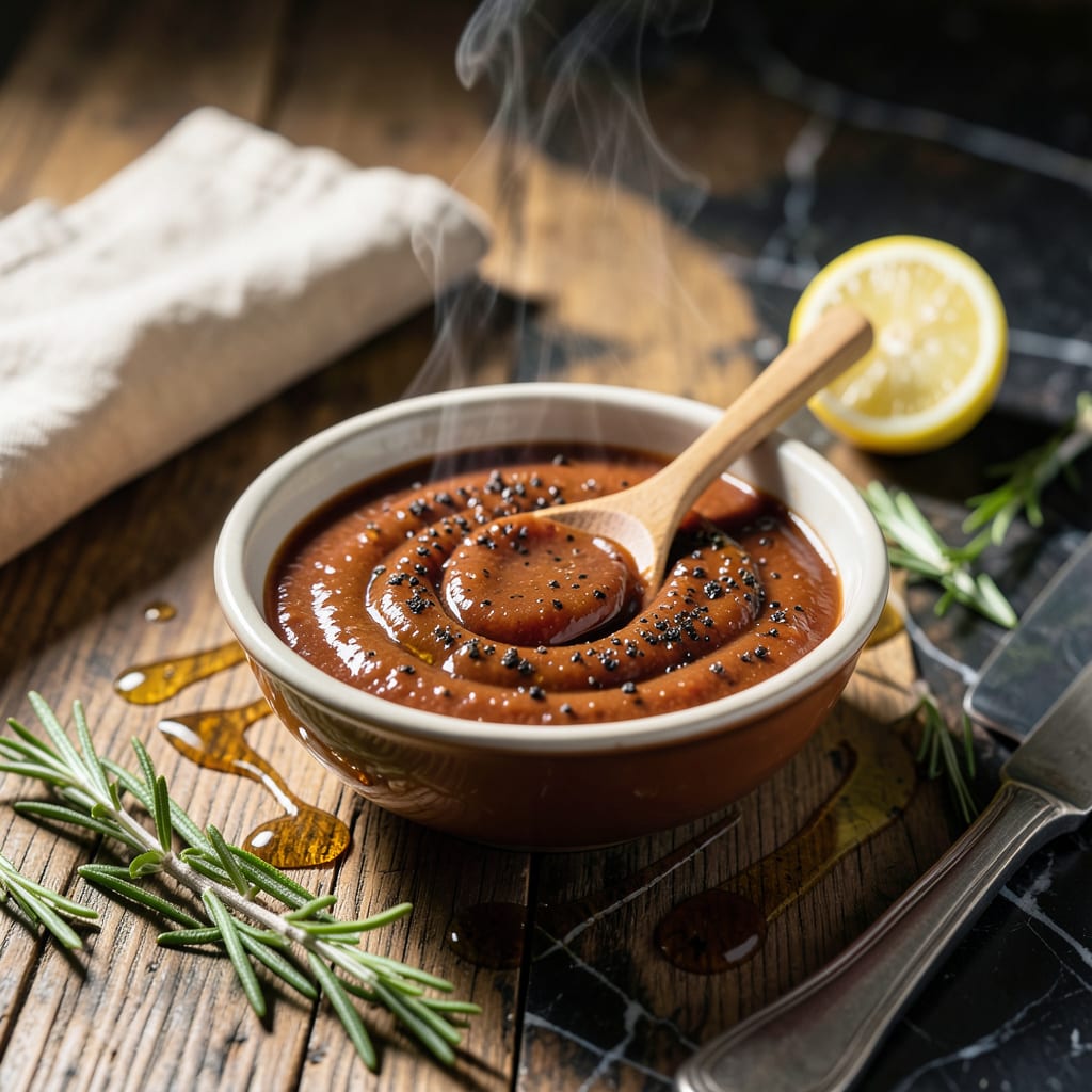 Visual representation of Salt Free BBQ Sauce Recipe: Tangy Depth Without the Sodium