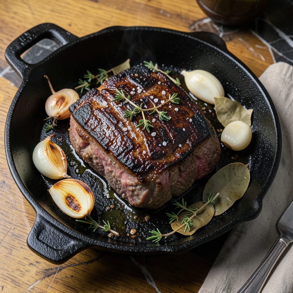 Sear Chuck Roast Before Crock Pot: Deep Flavor for Fall Apart Tender Meat example with annotations