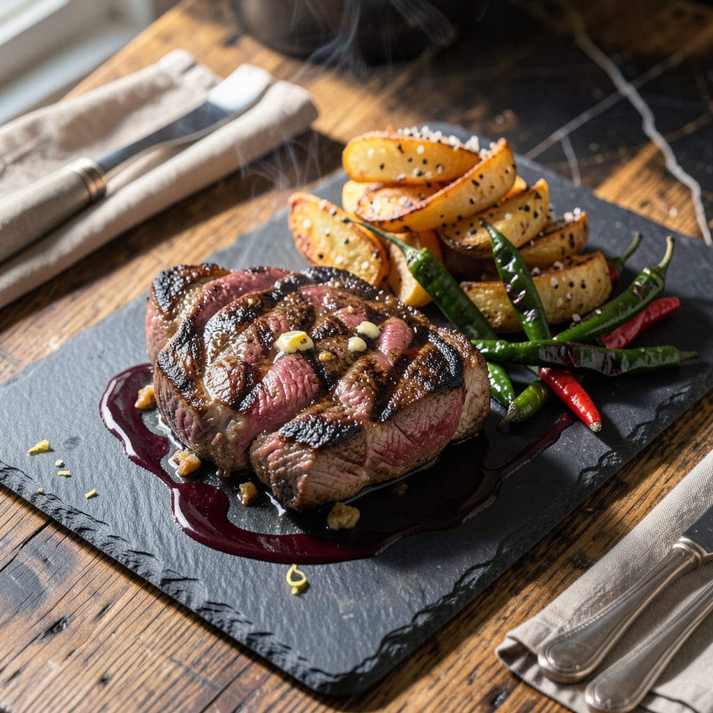 Season Steaks: The Chef’s Trick for Perfectly Crusted, Juicy Cuts example with annotations