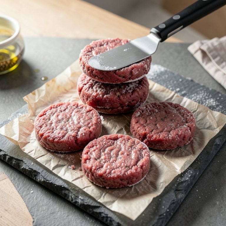 Complete separate frozen burgers overview image