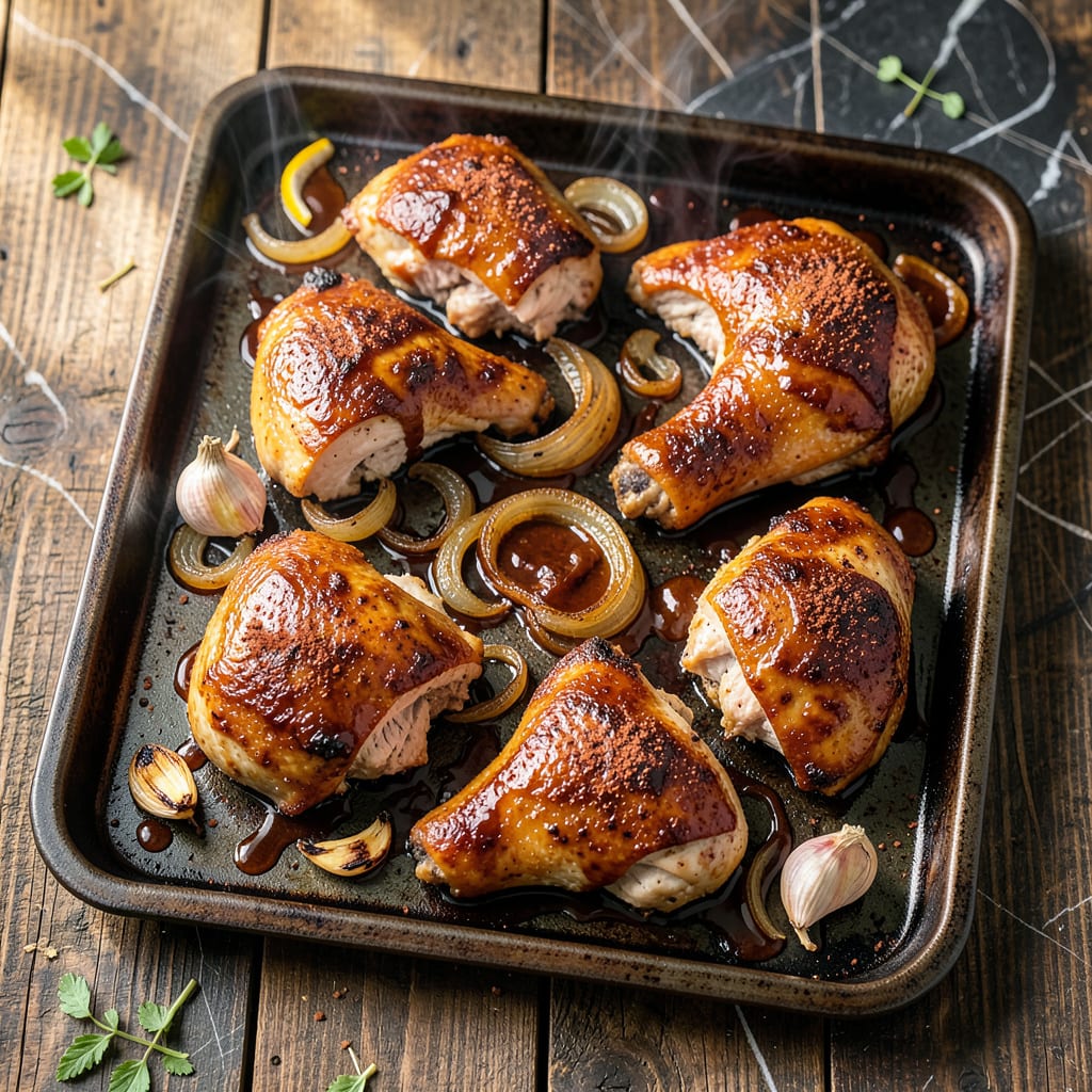 Sheet Pan BBQ Chicken Recipe: Effortless Smoky Sweetness in One Tray detailed visual guide