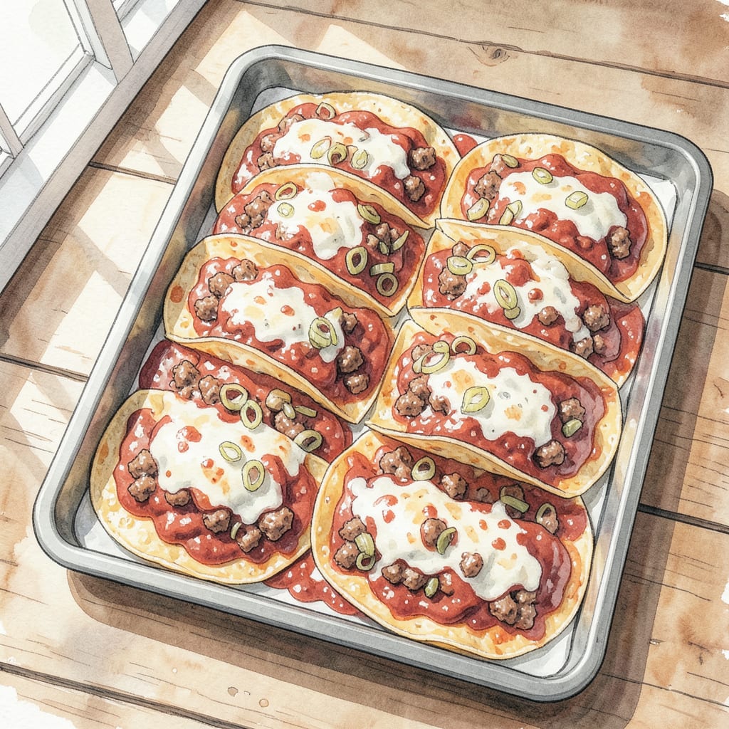 Sheet Pan Enchilada Recipe: One Pan Mexican Comfort Food illustration with key details