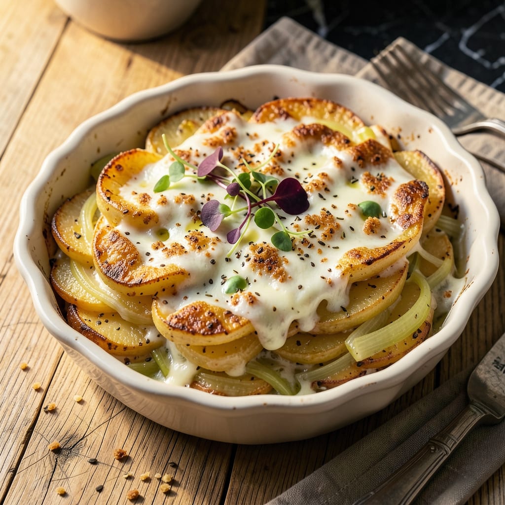 Show Me a Recipe for Scalloped Potatoes: Creamy, Cheesy, Step by Step Guide illustration with key details