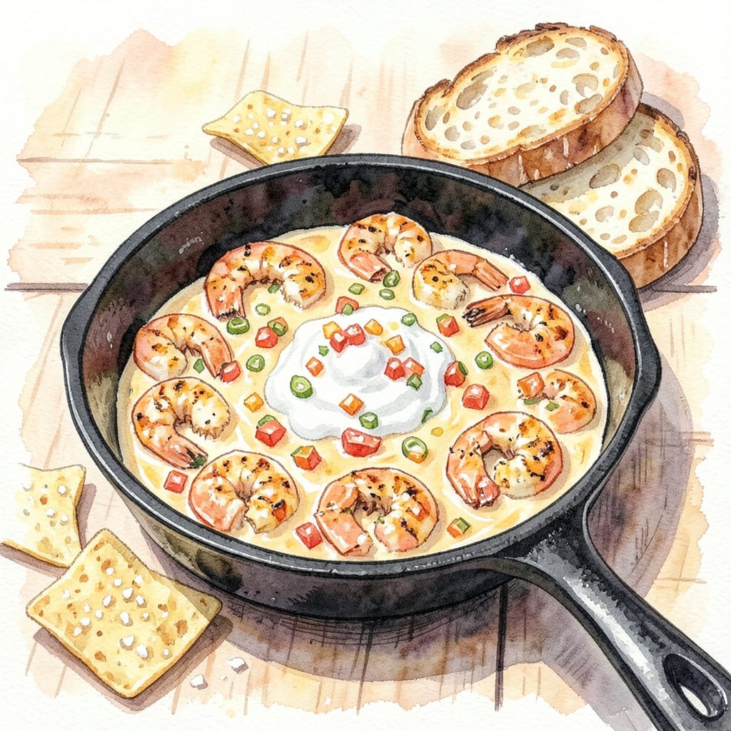 Visual representation of Shrimp Rotel Dip Recipe: Creamy, Spicy Crowd Pleaser in 20 Minutes