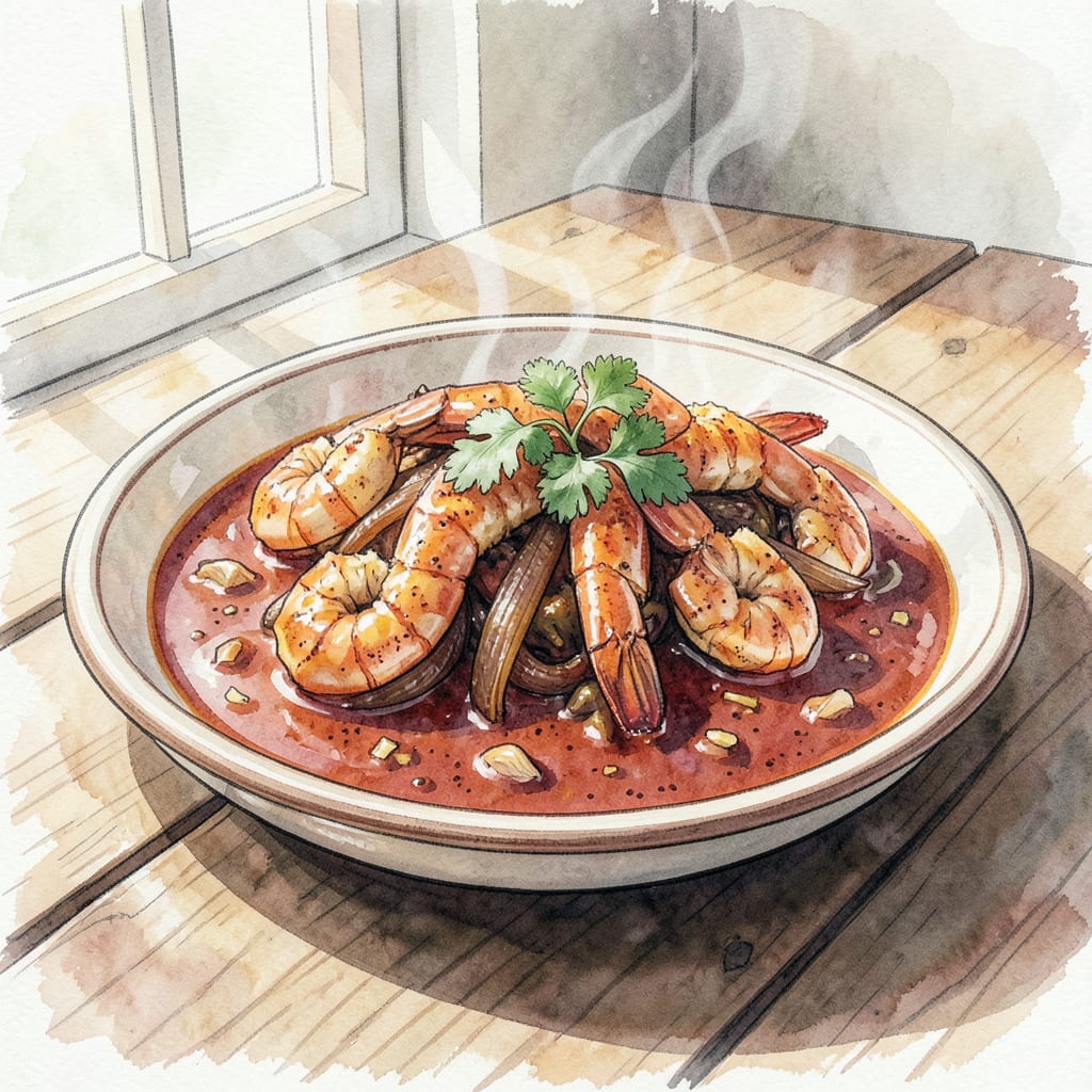 Complete Shrimp Vindaloo Recipe: Spicy Indian Delight in 30 Minutes overview image