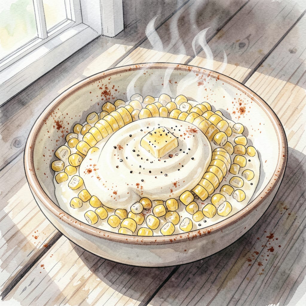 Visual representation of Simple Cream Corn Recipe: Creamy Summer Side Dish
