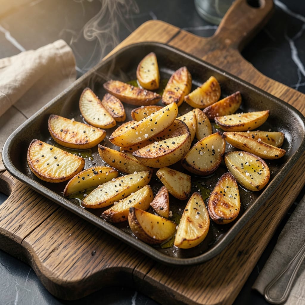 Simply Potatoes in the Oven: Crispy Golden Hash Browns Made Easy example with annotations
