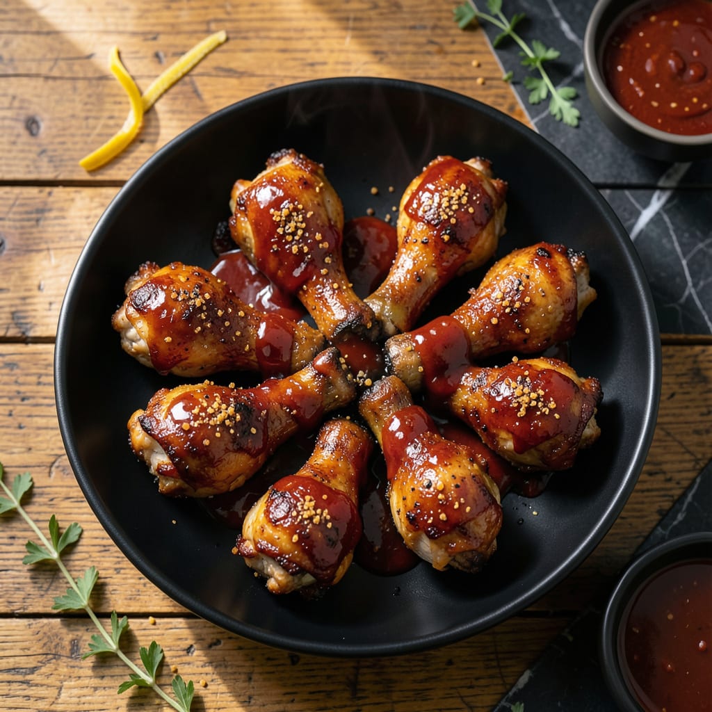Comprehensive slow cooker bbq chicken drumsticks recipe visual reference