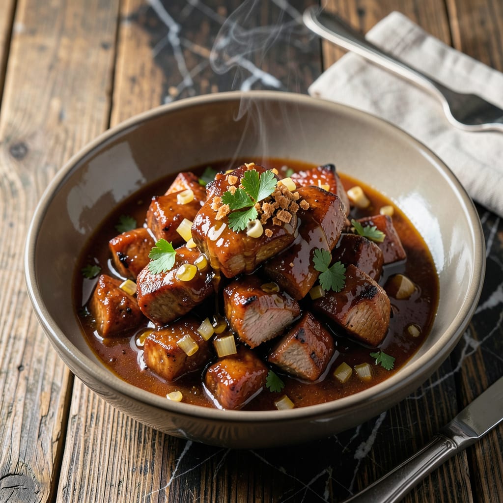 Visual representation of slow cooker bbq recipe