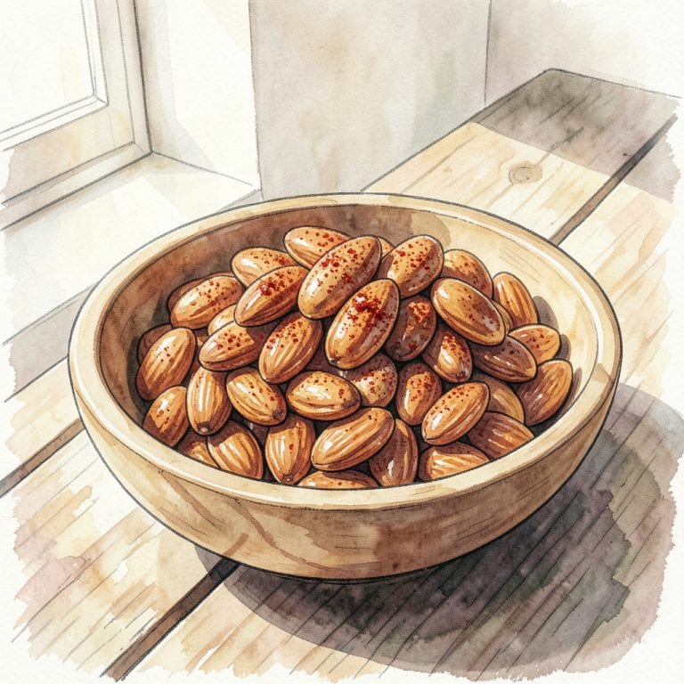 Smoked Almonds BBQ Recipe: Smoky Sweetness in Every Bite example with annotations