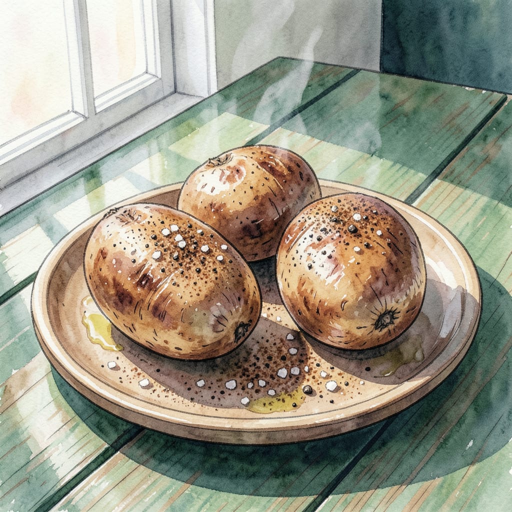 Smoked Baked Potatoes BBQ Recipe: Smoky, Savory, and Satisfying Side Dish illustration with key details