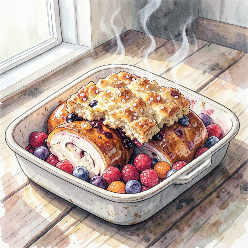 Visual representation of Smoked Berry Cobbler BBQ Recipe: Sweet Summer Twist on Classic BBQ