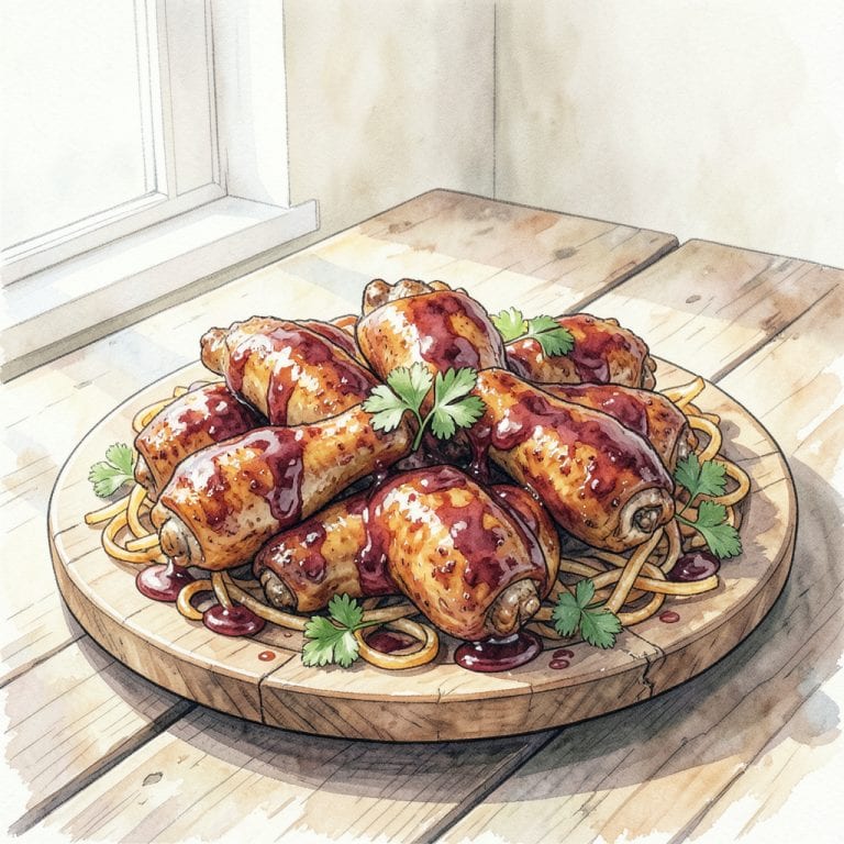 Smoked Chicken Wings BBQ Recipe: Fall Off The Bone Tender Delight illustration with key details