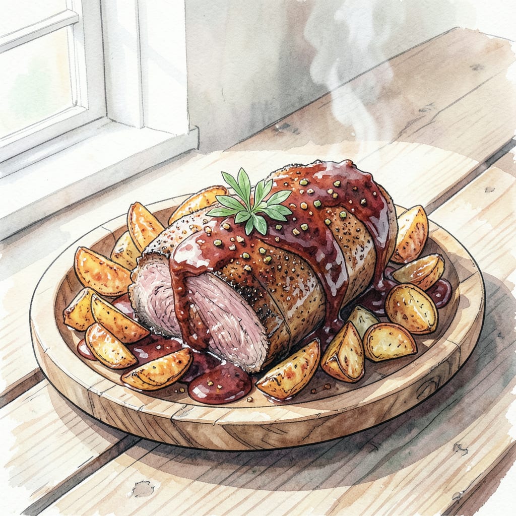 Smoked Chuck Roast BBQ Recipe: Fall Apart Tender in 8 Hours example with annotations