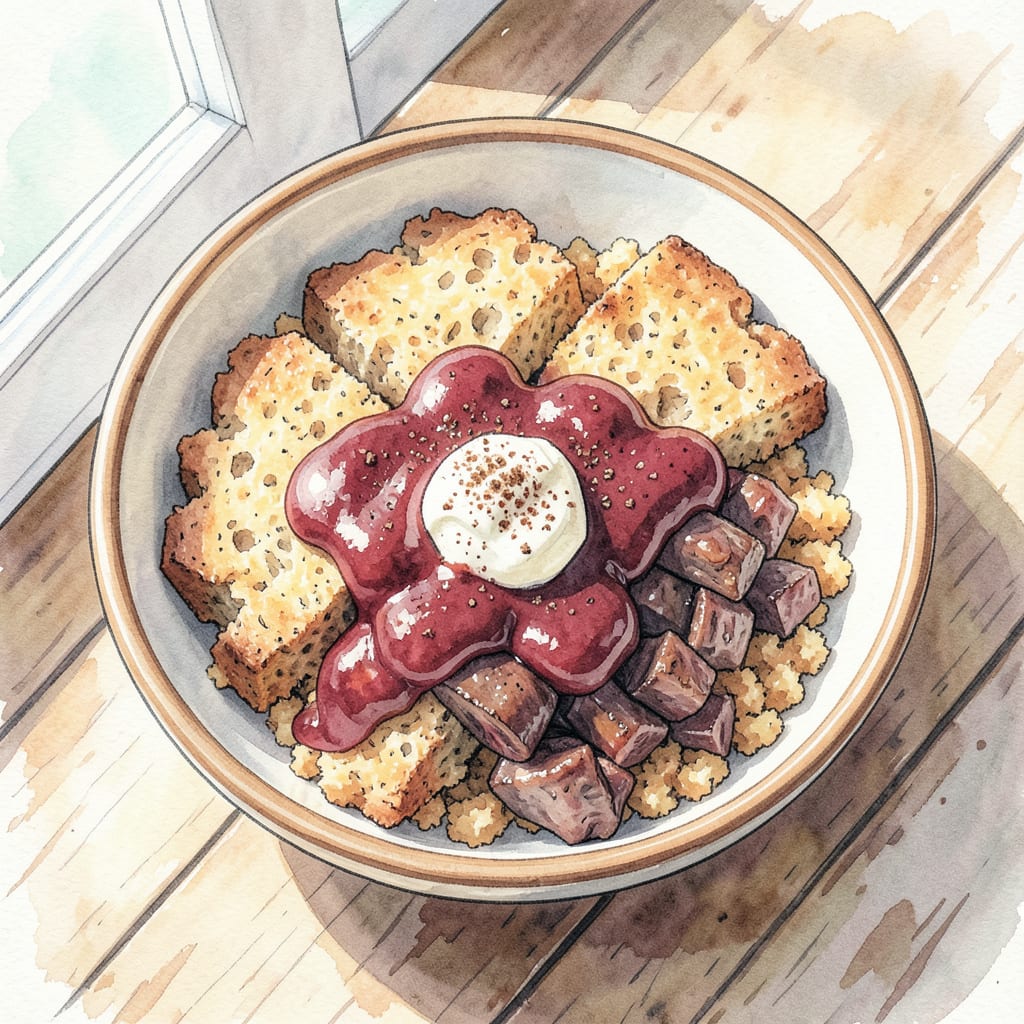 Visual representation of Smoked Cornbread BBQ Recipe: Southern Comfort in Every Bite