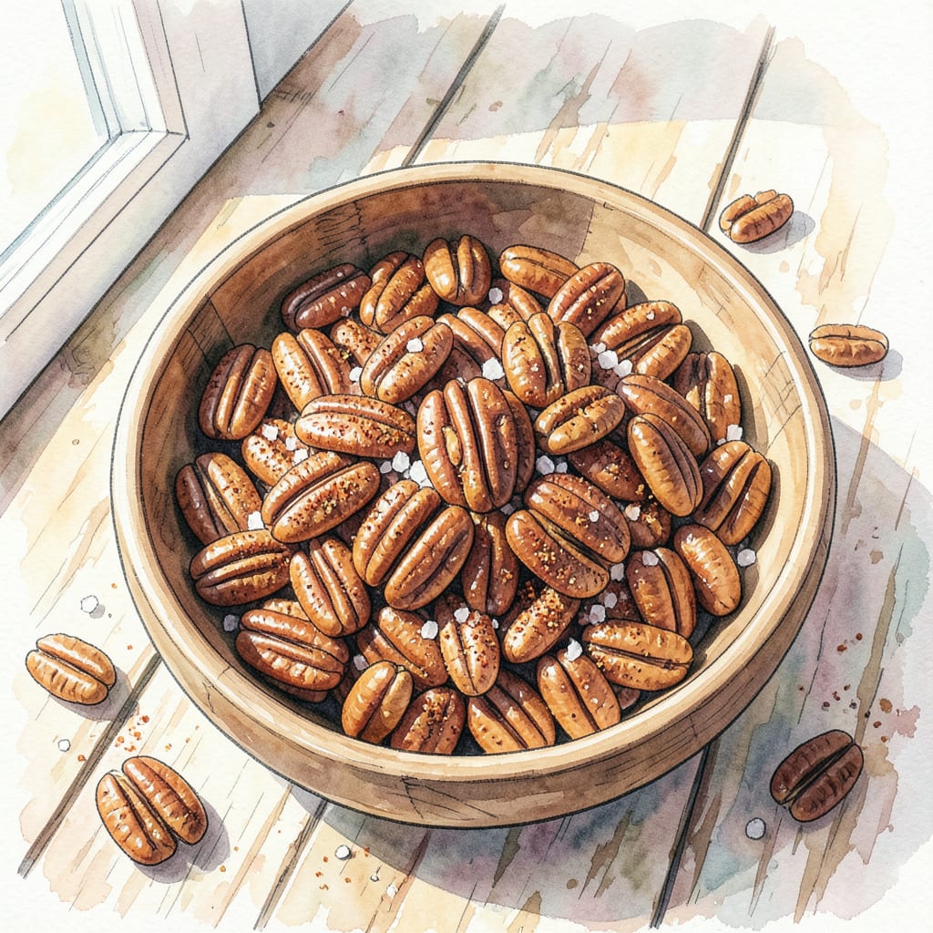 Visual representation of Smoked Pecans BBQ Recipe: Spicy Snack Perfection