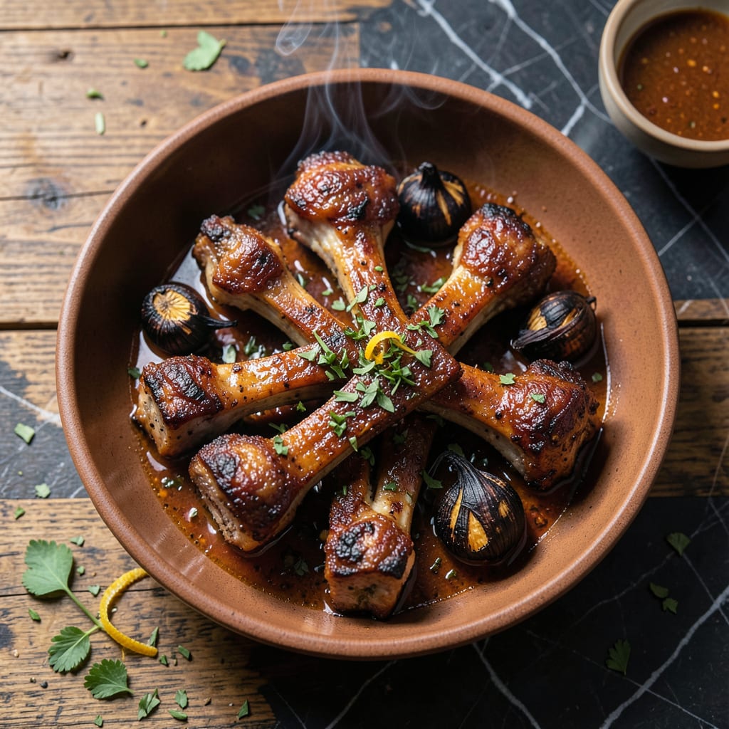 Smoked Pork Neck Bones Recipe: Fall Off The Bone Smokiness example with annotations