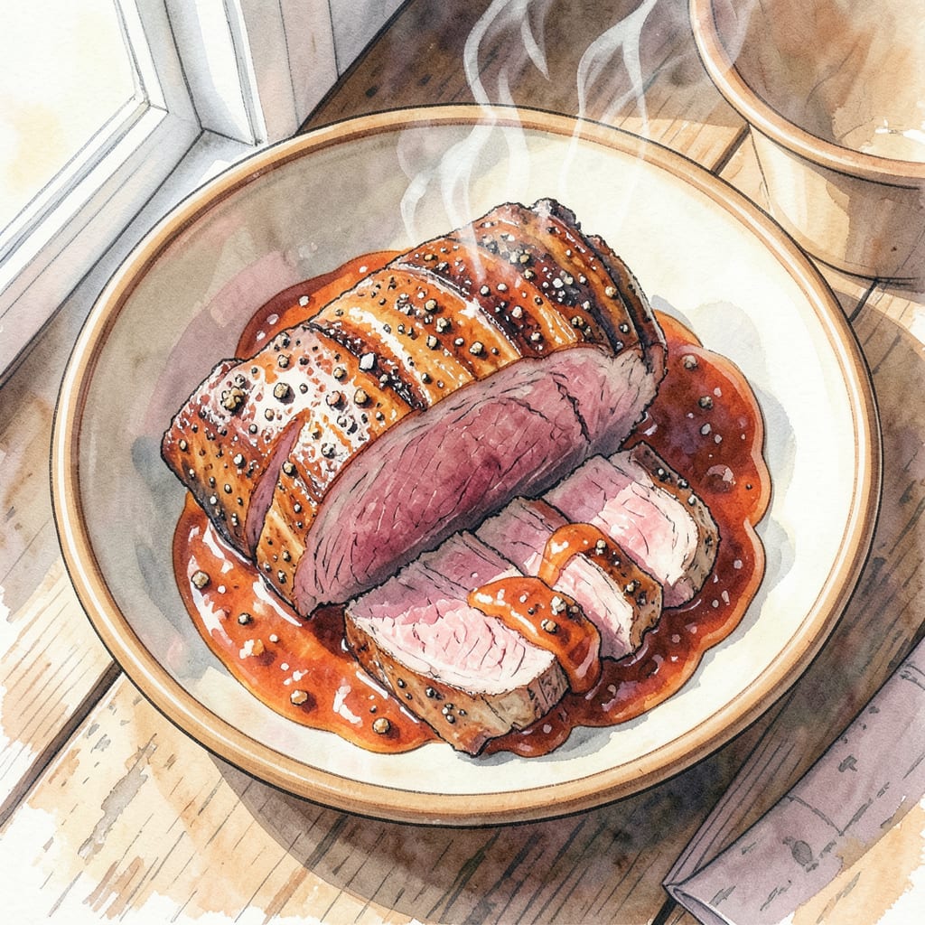 Smoked Prime Rib BBQ Recipe: Tender, Smoky, and Fall Off The Bone illustration with key details