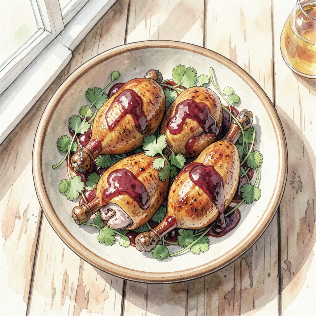 Smoked Quail BBQ Recipe: Tender Game Birds with Rich BBQ Flavor illustration with key details