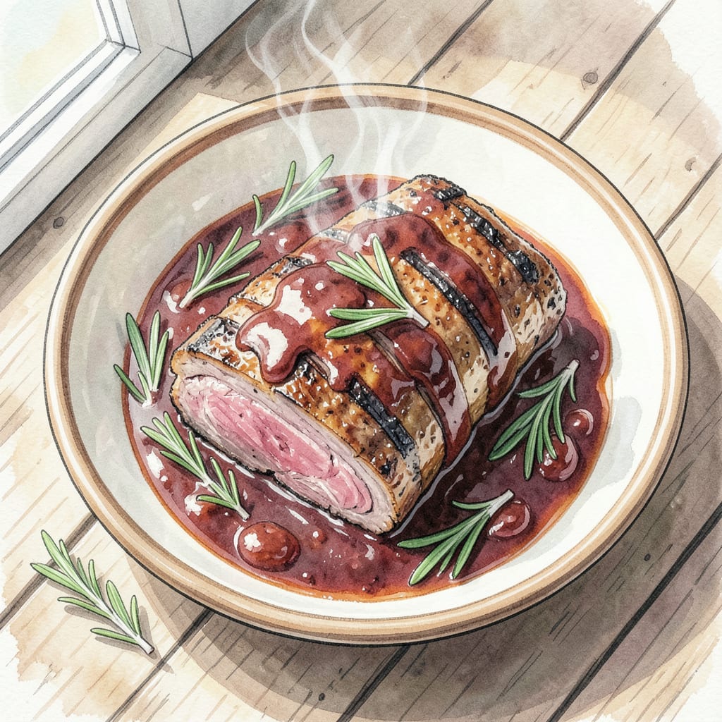 Smoked Rack of Lamb BBQ Recipe: Fall Off The Bone Tender Perfection illustration with key details