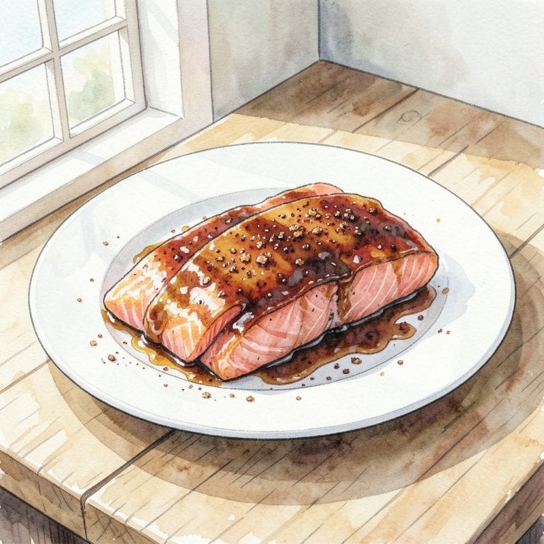 smoked salmon bbq recipe example with annotations