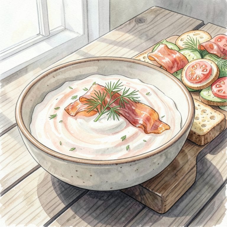 Smoked Salmon Dip BBQ Recipe: Smoky Flavor in Every Bite illustration with key details