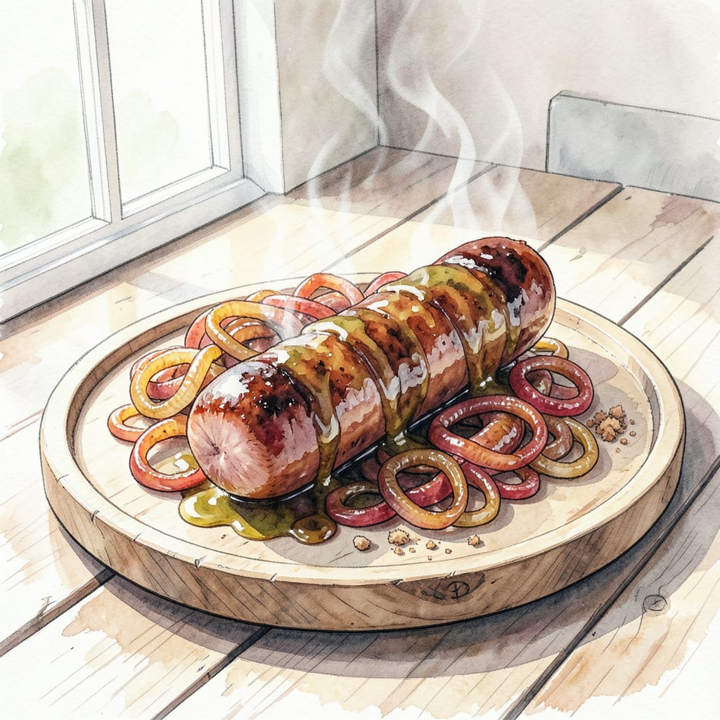Smoked Sausage BBQ Recipe: Finger Licking Goodness in Every Bite example with annotations