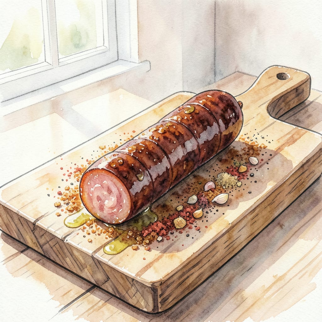 Complete Smoked Summer Sausage BBQ Recipe: Smoky Flavor in Every Bite overview image