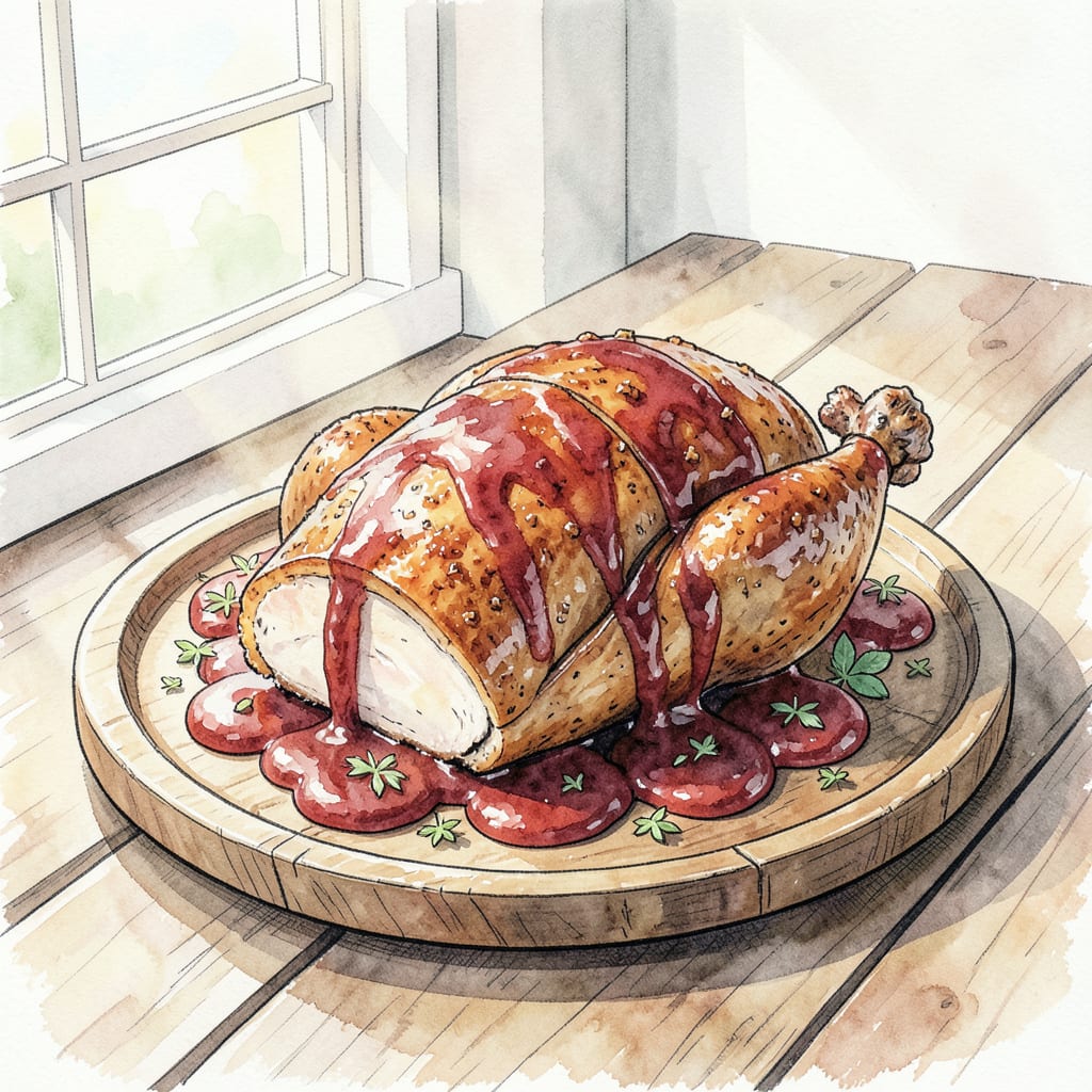 Complete smoked turkey breast bbq recipe overview image