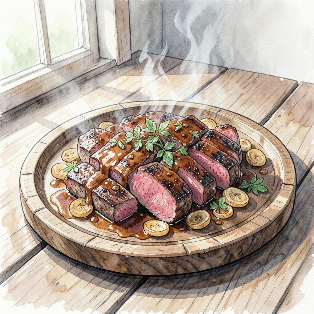 Smoked Venison BBQ Recipe: Tender Wild Game Perfection illustration with key details