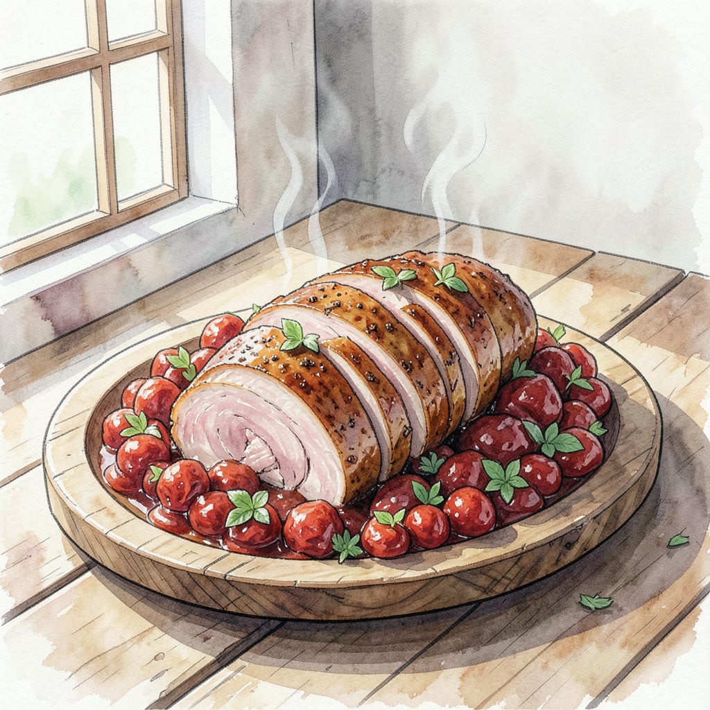 Smoked Wild Turkey BBQ Recipe: Fall Off The Bone Tender BBQ illustration with key details