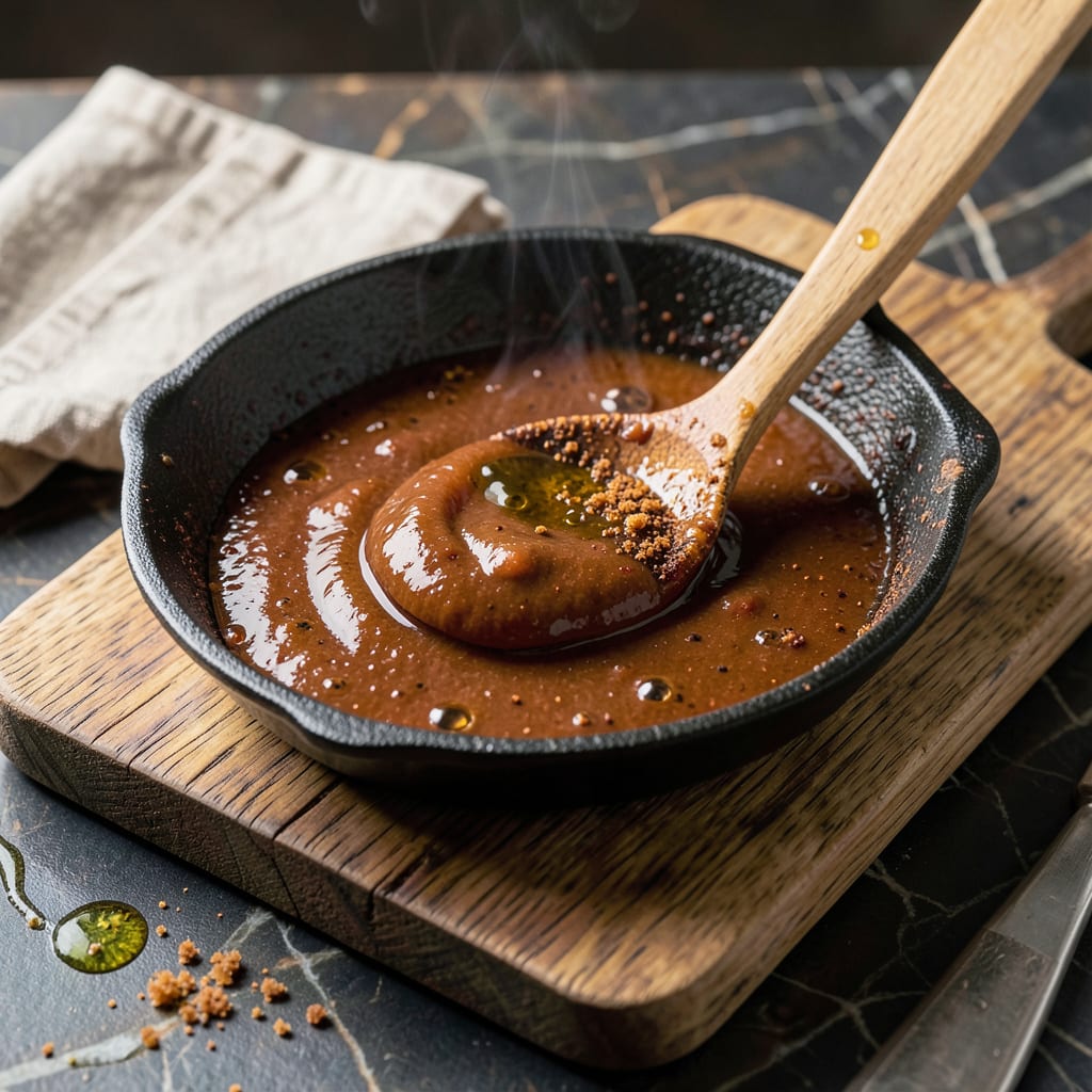 Smokey BBQ Sauce Recipe: Deep Molasses Free Richness for Grilling illustration with key details