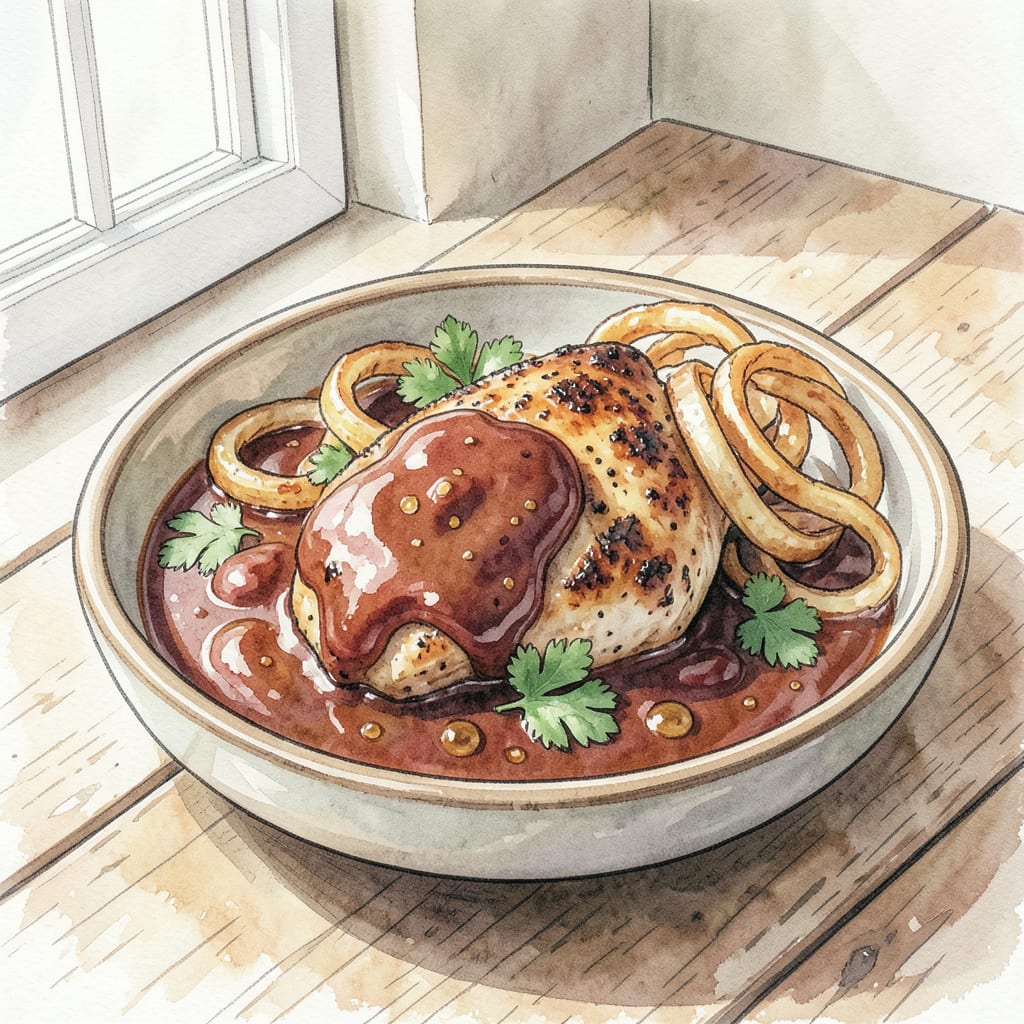 Visual representation of Smoky BBQ Sauce Recipe: Tangy Sweet Flavor in Every Bite
