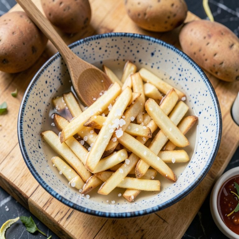 Soak Fries in Salt Water: The Secret to Extra Crispy Results illustration with key details