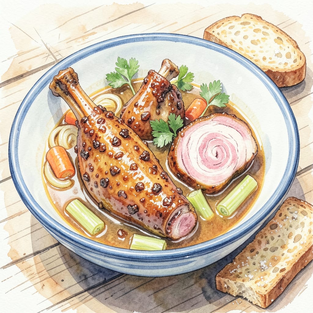 Soul Food Pork Souse Recipe: Zesty Vinegar Braised Perfection example with annotations