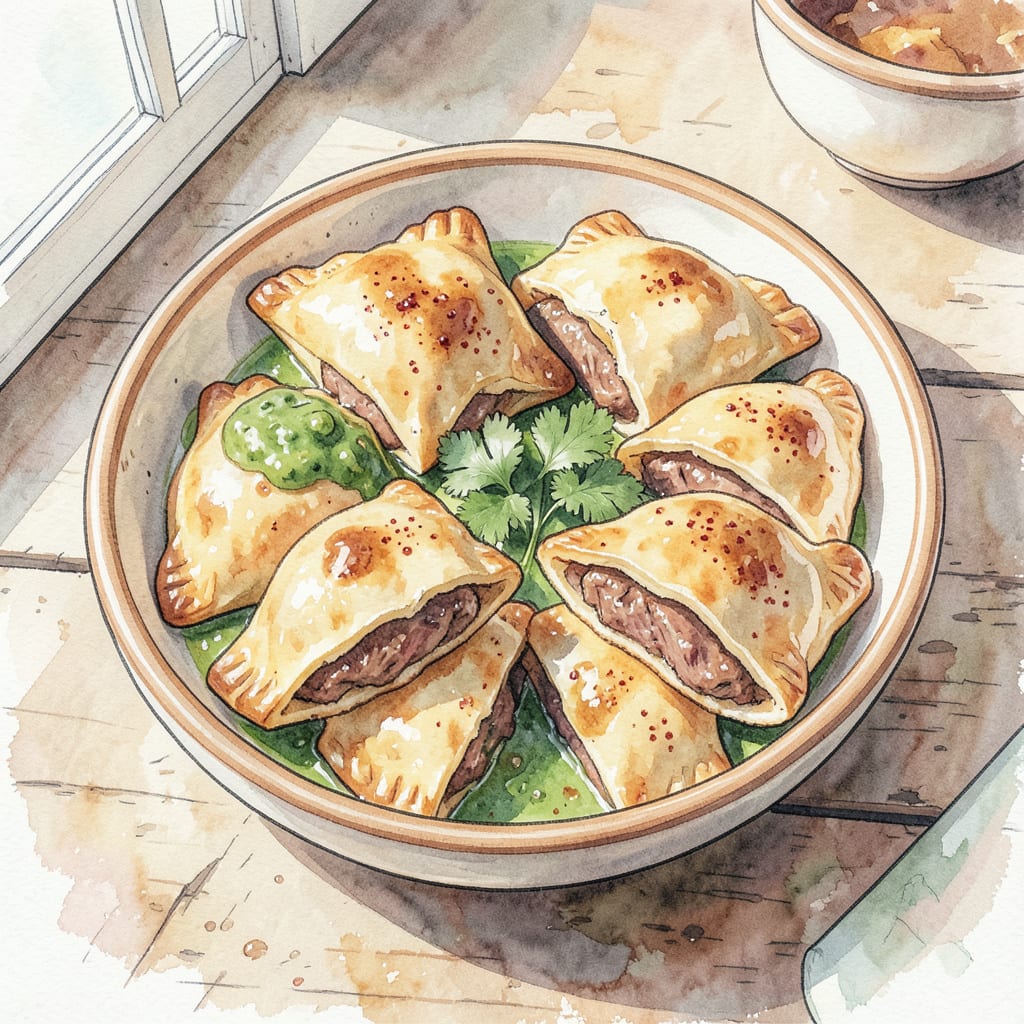 Spanish Beef Empanadas Recipe: Flaky Crust and Savory Filling detailed visual guide