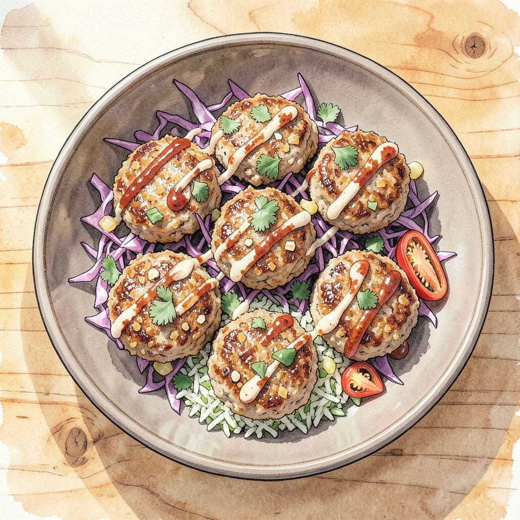 Visual representation of Spicy Chicken Patties Recipe: Crispy, Juicy Heat in Every Bite